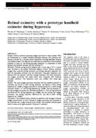 Retinal oximetry with a prototype handheld oximeter during hyperoxia