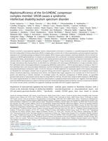 Haploinsufficiency of the Sin3/HDAC corepressor complex member SIN3B causes a syndromic intellectual disability/autism spectrum disorder