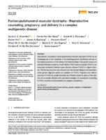Facioscapulohumeral muscular dystrophy