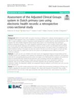 Assessment of the Adjusted Clinical Groups system in Dutch primary care using electronic health records