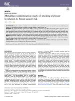 Mendelian randomisation study of smoking exposure in relation to breast cancer risk