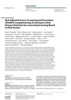 Risk-adjusted cancer screening and prevention (RiskAP)