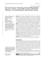 Cervical cancer screening among marginalized women