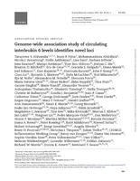 Genome-wide association study of circulating interleukin 6 levels identifies novel loci