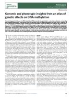 Genomic and phenotypic insights from an atlas of genetic effects on DNA methylation