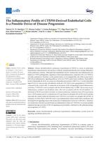 The inflammatory profile of CTEPH-derived endothelial cells is a possible driver of disease progression