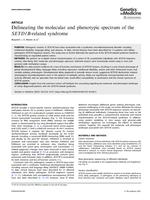 Delineating the molecular and phenotypic spectrum of the SETD1B-related syndrome