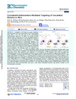 Cyclodextrin/adamantane-mediated targeting of inoculated bacteria in mice