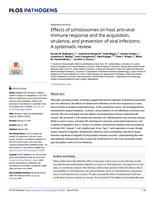 Effects of schistosomes on host anti-viral immune response and the acquisition, virulence, and prevention of viral infections: a systematic review