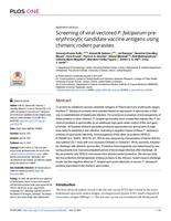 Screening of viral-vectored P. falciparum pre-erythrocytic candidate vaccine antigens using chimeric rodent parasites