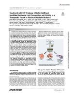 Treatment with HIV-protease inhibitor nelfinavir identifies membrane lipid composition and fluidity as a therapeutic target in advanced multiple myeloma