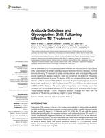 Antibody subclass and glycosylation shift following effective TB treatment