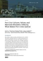 Port city cultures, values, and maritime mindsets