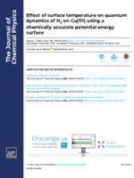 Effect of surface temperature on quantum dynamics of H2 on Cu(111) using a chemically accurate potential energy surface