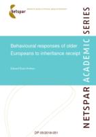 Behavioural responses of older Europeans to inheritance receipt