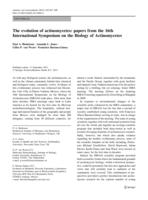 The evolution of actinomycetes