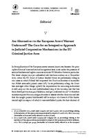 Are Alternatives to the European Arrest Warrant Underused?