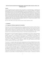 The effect of prosody instruction in developing listening comprehension skills by interpreter trainees