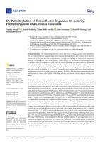 De-palmitoylation of tissue factor regulates its activity, phosphorylation and cellular functions