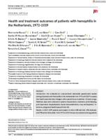 Health and treatment outcomes of patients with hemophilia in the Netherlands, 1972-2019