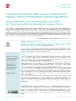 A model for estimating the health economic impact of earlier diagnosis of chronic thromboembolic pulmonary hypertension