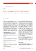 Effect of anticoagulant therapy in COVID-19 patients