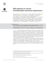 ERS statement on chronic thromboembolic pulmonary hypertension