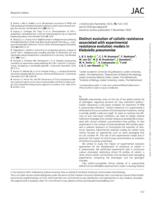Distinct evolution of colistin resistance associated with experimental resistance evolution models in Klebsiella pneumoniae