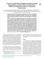 Prognostic implications of significant isolated tricuspid regurgitation in patients with atrial fibrillation without left-sided heart disease or pulmonary hypertension