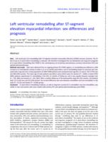 Left ventricular remodelling after ST-segment elevation myocardial infarction