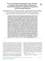 Five-year outcomes and prognostic value of feature-tracking cardiovascular magnetic resonance in patients receiving early prereperfusion metoprolol in acute myocardial infarction