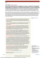 Stress myocardial perfusion imaging vs coronary computed tomographic angiography for diagnosis of invasive vessel-specific coronary physiology