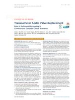 Transcatheter aortic valve replacement role of multimodality imaging in common and complex clinical scenarios