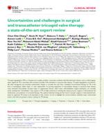 Uncertainties and challenges in surgical and transcatheter tricuspid valve therapy: a state-of-the-art expert review