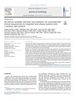 QT interval variability and heart rate turbulence are associated with clinical characteristics in congenital heart disease patients with a systemic right ventricle