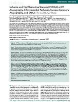 Ischemia and no obstructive stenosis (INOCA) at CT angiography, CT myocardial perfusion, invasive coronary angiography, and SPECT