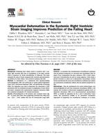 Myocardial deformation in the systemic right ventricle