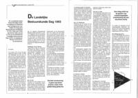 De Landelijke Bestuurskunde Dag 1993