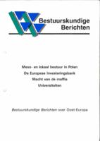 Bestuurskundige Berichten mei 1996