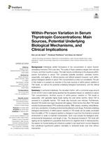 Within-person variation in serum thyrotropin concentration: main sources, potential underlying biological mechanisms, and clinical implications