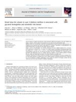 Renal sinus fat volume in type 2 diabetes mellitus is associated with glycated hemoglobin and metabolic risk factors