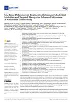 Sex-based differences in treatment with immune checkpoint inhibition and targeted therapy for advanced melanoma