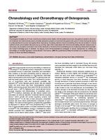 Chronobiology and chronotherapy of osteoporosis
