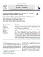 Elevated resting heart rate is a marker of subclinical left ventricular dysfunction in hodgkin lymphoma survivors