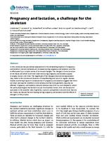 Pregnancy and lactation, a challenge for the skeleton