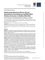 Relationships between 24-hour LH and testosterone concentrations and with other pituitary hormones in healthy older men