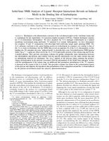 Solid-state NMR analysis of ligand-receptor interactions reveals an induced misfit in the binding site of isorhodopsin