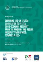 Deepening G20-UN system cooperation to foster socio-economic recovery from the pandemic and reduce inequality worldwide