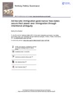 Ad-hocratic immigration governance