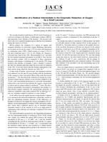 Identification of a radical intermediate in the enzymatic reduction of oxygen by small laccase